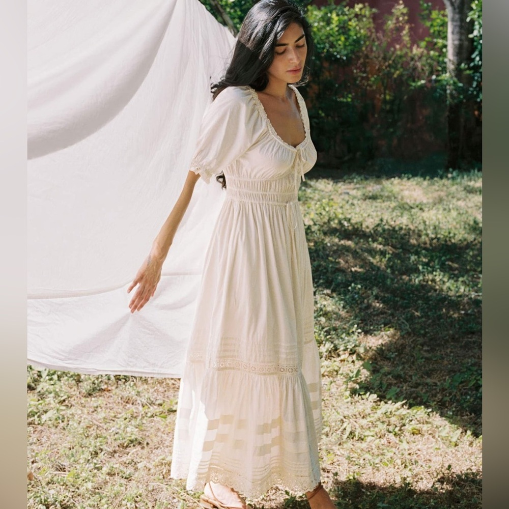 Christy Dawn Brynne Dress in Pearl XS